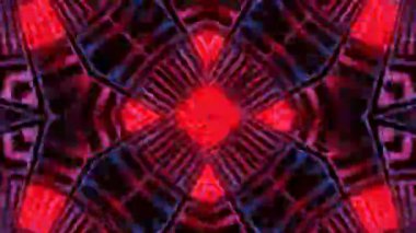 Soyut boya fırça mürekkep patlayabilir formanın düzgün kavramı simetrik desen süs dekoratif Kaleidoscope hareketi geometrik daire ve yıldız şekli