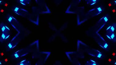 Soyut boya fırça mürekkep patlayabilir formanın düzgün kavramı simetrik desen süs dekoratif Kaleidoscope hareketi geometrik daire ve yıldız şekli