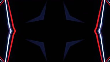 Soyut boya fırça mürekkep patlayabilir formanın düzgün kavramı simetrik desen süs dekoratif Kaleidoscope hareketi geometrik daire ve yıldız şekli