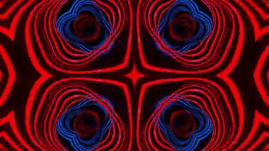 Soyut boya fırça mürekkep patlayabilir formanın düzgün kavramı simetrik desen süs dekoratif Kaleidoscope hareketi geometrik daire ve yıldız şekli