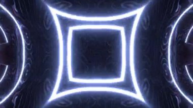 Soyut boya fırça mürekkep patlayabilir formanın düzgün kavramı simetrik desen süs dekoratif Kaleidoscope hareketi geometrik daire ve yıldız şekli