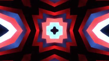 Soyut boya fırça mürekkep patlayabilir formanın düzgün kavramı simetrik desen süs dekoratif Kaleidoscope hareketi geometrik daire ve yıldız şekli