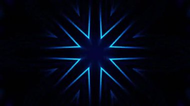 Soyut boya fırça mürekkep patlayabilir formanın düzgün kavramı simetrik desen süs dekoratif Kaleidoscope hareketi geometrik daire ve yıldız şekli