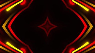 Soyut boya fırça mürekkep patlayabilir formanın düzgün kavramı simetrik desen süs dekoratif Kaleidoscope hareketi geometrik daire ve yıldız şekli