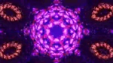 Soyut boya fırça mürekkep patlayabilir formanın düzgün kavramı simetrik desen süs dekoratif Kaleidoscope hareketi geometrik daire ve yıldız şekli