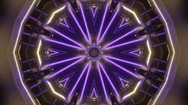 Soyut boya fırça mürekkep patlayabilir formanın düzgün kavramı simetrik desen süs dekoratif Kaleidoscope hareketi geometrik daire ve yıldız şekli