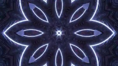 Soyut boya fırça mürekkep patlayabilir formanın düzgün kavramı simetrik desen süs dekoratif Kaleidoscope hareketi geometrik daire ve yıldız şekli