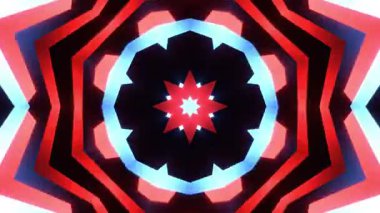 Soyut boya fırça mürekkep patlayabilir formanın düzgün kavramı simetrik desen süs dekoratif Kaleidoscope hareketi geometrik daire ve yıldız şekli