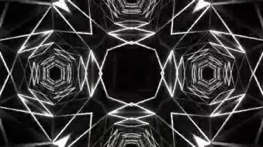 Soyut boya fırça mürekkep patlayabilir formanın düzgün kavramı simetrik desen süs dekoratif Kaleidoscope hareketi geometrik daire ve yıldız şekli