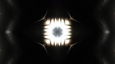 Soyut boya fırça mürekkep patlayabilir formanın düzgün kavramı simetrik desen süs dekoratif Kaleidoscope hareketi geometrik daire ve yıldız şekli