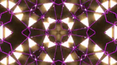 Soyut boya fırça mürekkep patlayabilir formanın düzgün kavramı simetrik desen süs dekoratif Kaleidoscope hareketi geometrik daire ve yıldız şekli