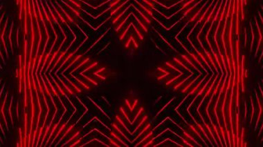 Renkli simetriyle gezgin kaleydoskop hareketi