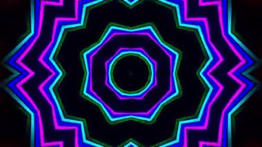 Tüneldeki neon ışıkları