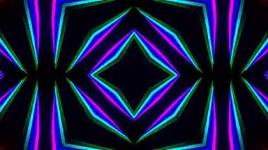 Kaleyidoskopik ışıklarla soyut arkaplan