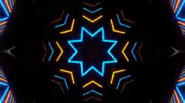 Soyut kaleydoskopik ışıklar arka plan