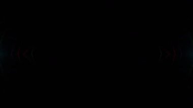 Neon ışıkları koyu arka plan üzerinde