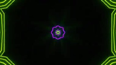 Güzel detaylara sahip soyut kaleydoskop arkaplanı, kaleydoskop dokusu