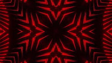 Renkli simetriyle gezgin kaleydoskop hareketi