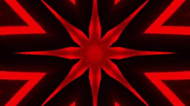 Renkli simetriyle gezgin kaleydoskop hareketi