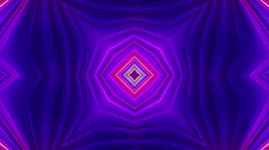 Renkli simetriyle gezgin kaleydoskop hareketi