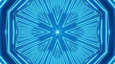 Renkli simetriyle gezgin kaleydoskop hareketi