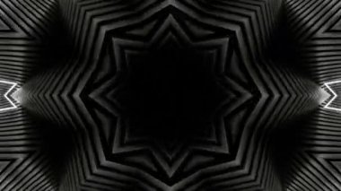 Renkli simetriyle gezgin kaleydoskop hareketi