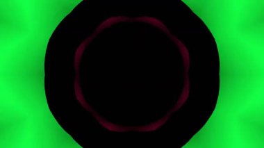 Renkli simetriyle gezgin kaleydoskop hareketi