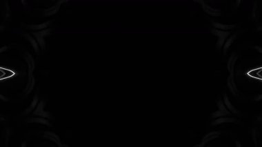 Renkli simetriyle gezgin kaleydoskop hareketi