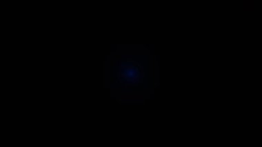 Renkli simetriyle gezgin kaleydoskop hareketi