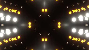 Renkli simetriyle gezgin kaleydoskop hareketi