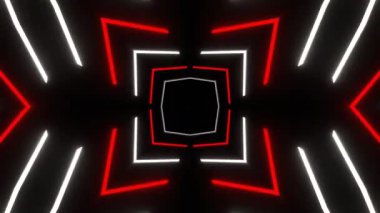 Renkli simetriyle gezgin kaleydoskop hareketi