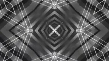 Renkli simetriyle gezgin kaleydoskop hareketi