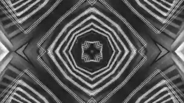 Renkli simetriyle gezgin kaleydoskop hareketi