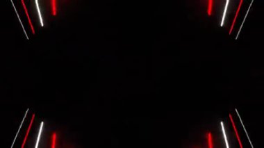 Renkli simetriyle gezgin kaleydoskop hareketi