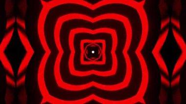 Renkli simetriyle gezgin kaleydoskop hareketi