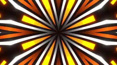 Renkli simetriyle gezgin kaleydoskop hareketi