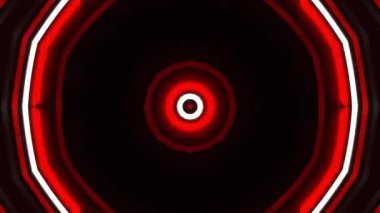 Renkli simetriyle gezgin kaleydoskop hareketi