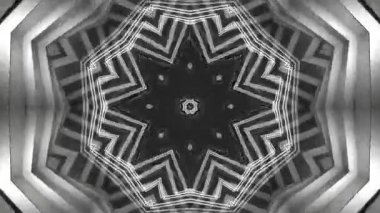 Renkli simetriyle gezgin kaleydoskop hareketi