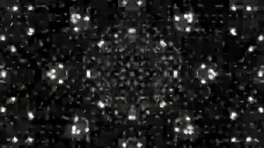 Renkli simetriyle gezgin kaleydoskop hareketi