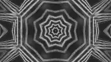 Renkli simetriyle gezgin kaleydoskop hareketi