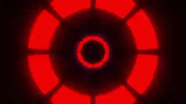 Renkli simetriyle gezgin kaleydoskop hareketi