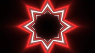 Renkli simetriyle gezgin kaleydoskop hareketi