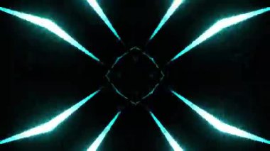 Renkli simetriyle gezgin kaleydoskop hareketi