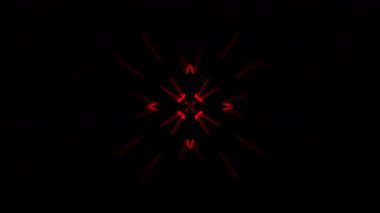 Renkli simetriyle gezgin kaleydoskop hareketi