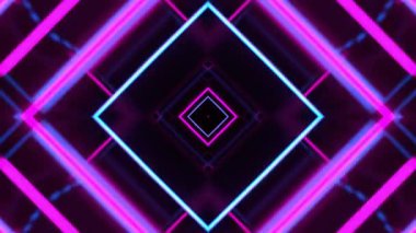 Renkli simetriyle gezgin kaleydoskop hareketi