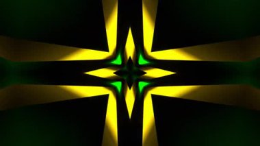 Trippy kaleidoscope motion with colorful symmetry