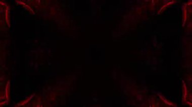 Renkli simetriyle gezgin kaleydoskop hareketi