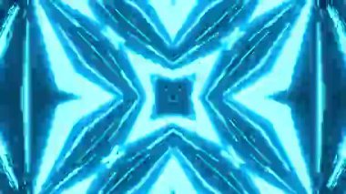 Renkli simetriyle gezgin kaleydoskop hareketi