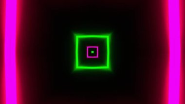 Renkli simetriyle gezgin kaleydoskop hareketi