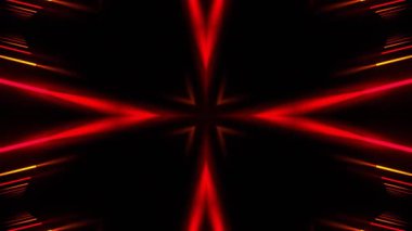 Renkli simetriyle gezgin kaleydoskop hareketi